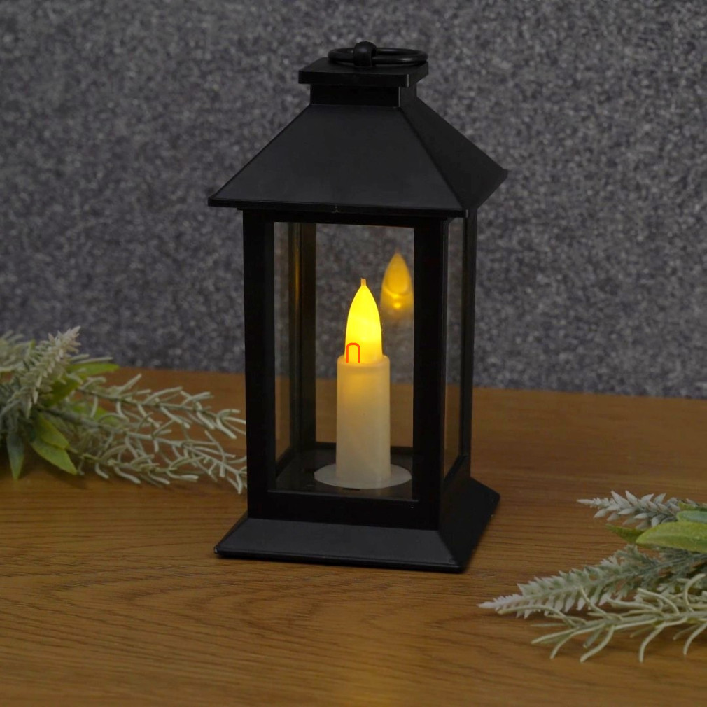 LED lumânare negru, 17cm - Entac ALCL17-B