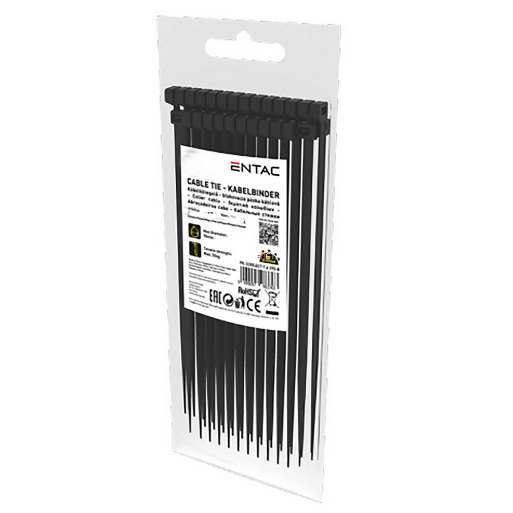 Cable tie, black, 4,8x550