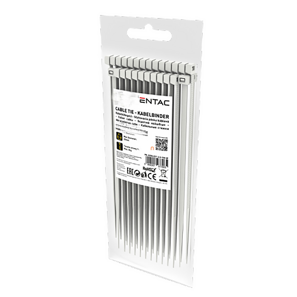 Cable tie, white, 4,8x550