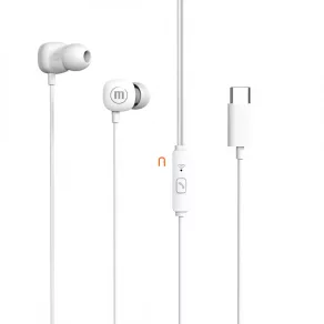 Căști Maxell square+ - Tip C - 120 cm - alb