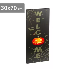   Lampă LED decorativă pentru Halloween - cu cârlig de perete, 2 x AA, 30 x 70 cm