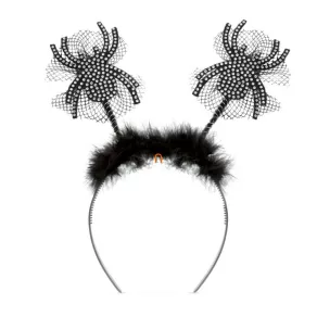 Accesoriu pentru păr de Halloween - păianjen strălucitor