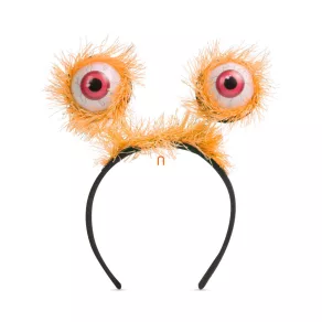 Accesoriu pentru păr de Halloween - ochi - portocaliu