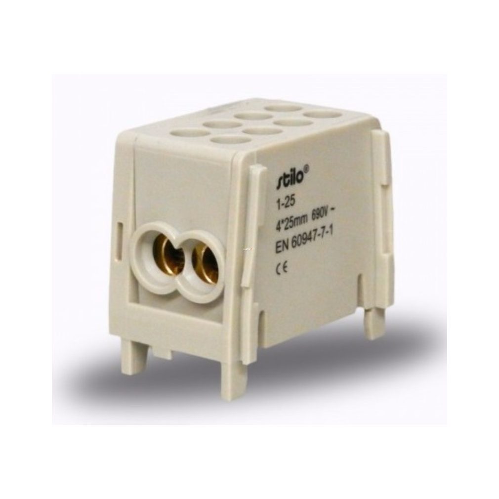 Stilo clemă pentru cablu principal 2x 25/2x25mm2 gri HLAK 25-1/2