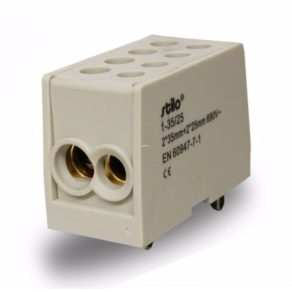   Bloc terminal cablu principal Stilo 2x 35/25 mm2 gri HLAK 35-1/2 - STI287