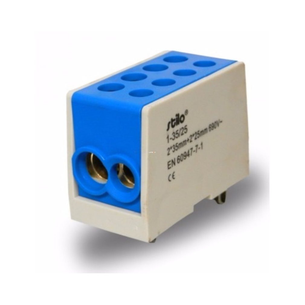Stilo clemă pentru cablu principal 2x 35/2x25mm2 albastru HLAK 35-1/2