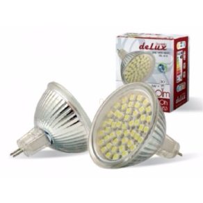   LED MR16 3W GU5.3 200lm 4000K sursă de lumină albă neutră 120 grade Ra80 12V AC/DC d=50mm DEL305 deLux