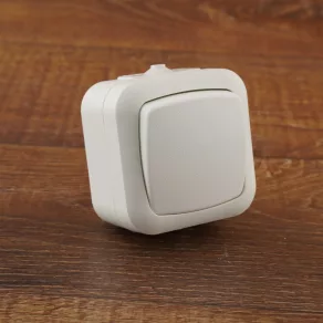 Întrerupător alternativ Stilo Aqua 106 IP54 alb - STI326