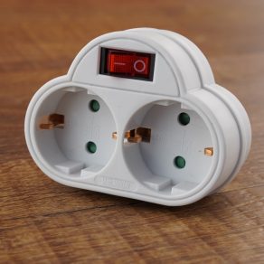 Priză dublă cu comutator Stilo - STI423