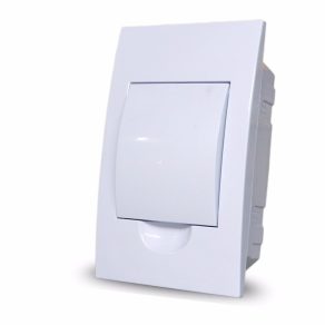   Distribuitor mic Stilo cu ușă încastrată 1/4 completă, șină IP30 PE/N - STI459