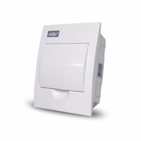   Distribuitor mic Stilo încastrat 1/6 ușă completă cu șină IP30 PE/N - STI460