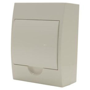   Cutie de distribuție mică Stilo pentru montare pe perete cu ușă solidă 1/6, șină IP30 PE/N - STI467