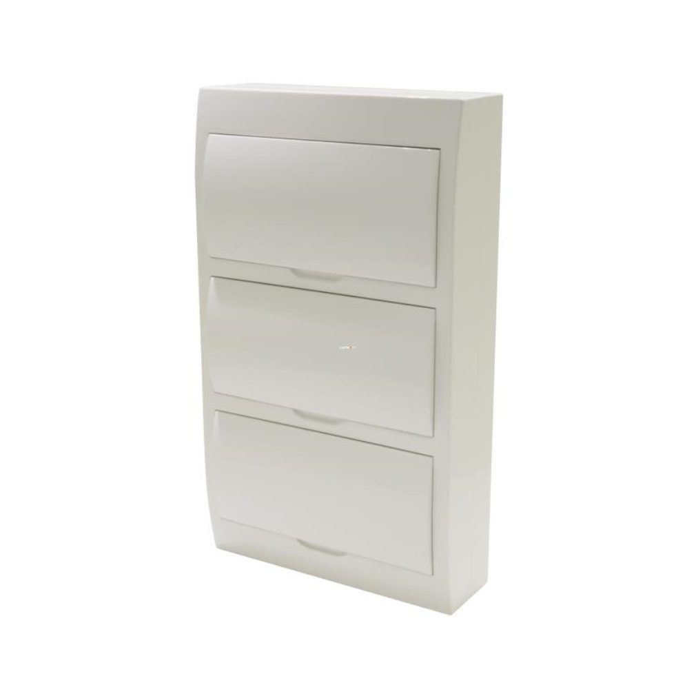 Stilo distribuitor pe perete 3/36 cu ușă completă IP30 PE/N șină