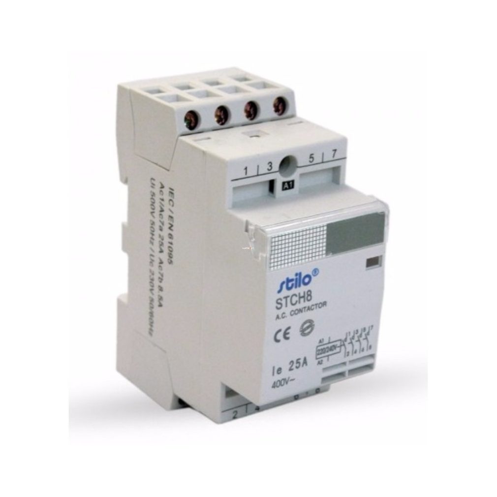 Contactor modular Stilo STCH8 63-40 230VAC, 4 poli 3 module