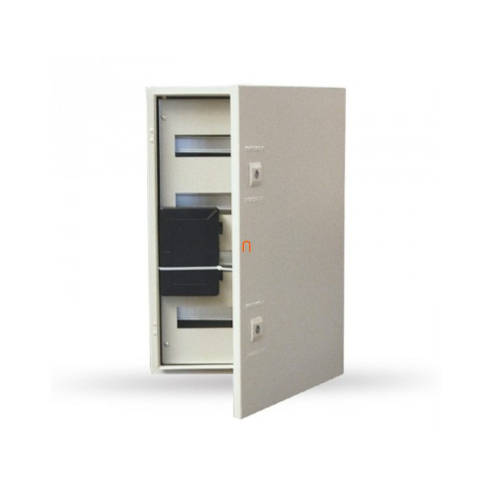 Dulap metalic pentru disjunctor mic, 64 module, 4 rânduri, mascat, 600x400x260mm - MC-6040D26R4-SDL Skybox SKY511