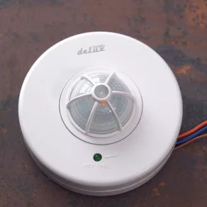   Senzor de mișcare 360°, alb, IP20, cu 3 senzori - DEL626 deLux