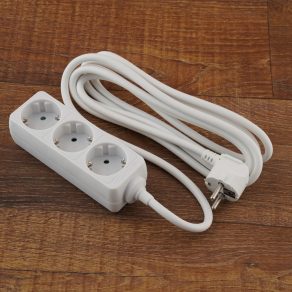   Priză multiplă Stilo cu 3 prize, cablu MT 3x1,5 mm² de 3 m - STI764