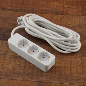   Priză multiplă Stilo cu 3 prize, cablu MT 3x1,5 mm² de 5 m - STI765