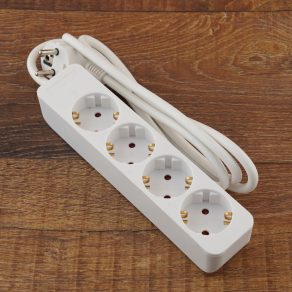   Priză multiplă Stilo cu 4 prize, cablu MT 3x1,5 mm² de 1,5 m - STI769