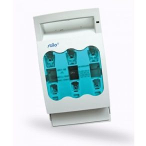   Siguranță întrerupător Stilo orizontală 00-160A, pentru placă de montare, conexiune M8 - STI812