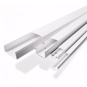   Canal pentru cabluri Stilo MCSN 100x60 (lățime/înălțime) alb STI942 (18 m/pachet) - STI942