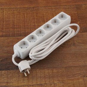   Priză multiplă Stilo cu 6 prize, cablu MT 3x1,5 mm² de 3 m - STI956