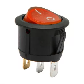 Comutator cu basculă roșu 6A-250V 09085RD Globiz