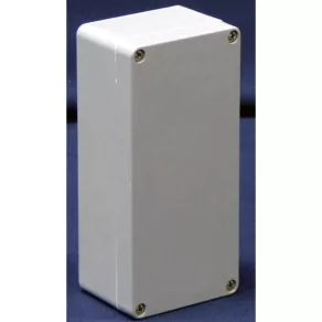   CSP 081606 cutie din poliester, goală, 80x160x60 mm, IP 65, gri, fără halogeni CSP 10081606