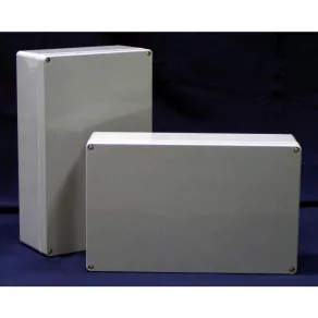  CSP 402512 cutie din poliester, goală, 400 x 250 x 120 mm, IP 65, gri, fără halogeni CSP 10402512