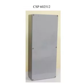   CSP 602512 poliészter doboz, üres 600x250x120mm IP 65 fekete, halogénmentes CSP 11602512