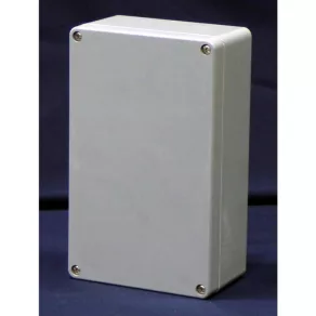   CSPA 162609 cutie din poliester, cu placă de bază, 160x260x90 mm, IP 65, gri, fără halogeni CSP 13162609