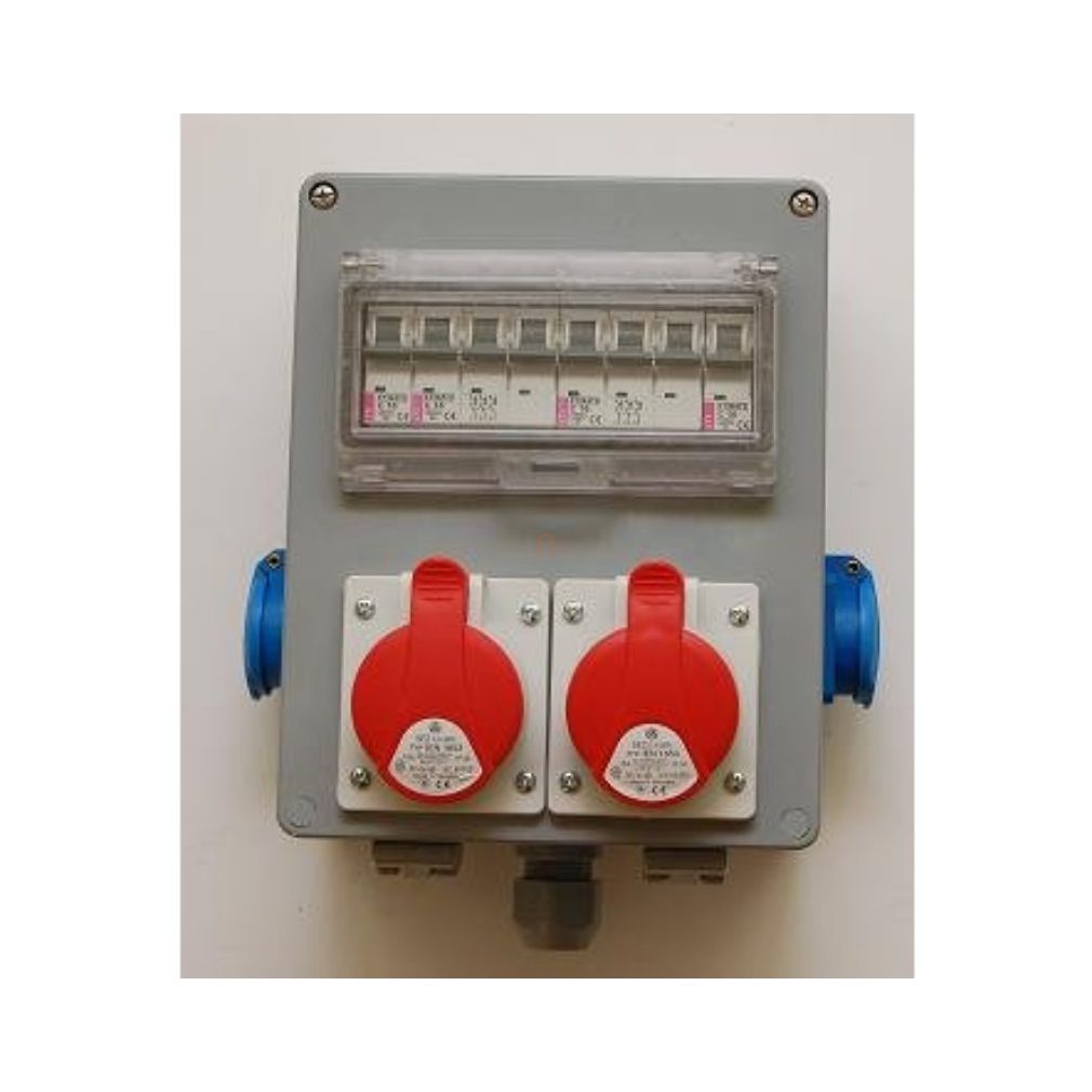 CSE 041 dulap de distribuție (2 buc. 2P+F, 2 buc. 5p 16A, 2 buc. 1C 16A și 2 buc. 3C 16A) CSP 50005041