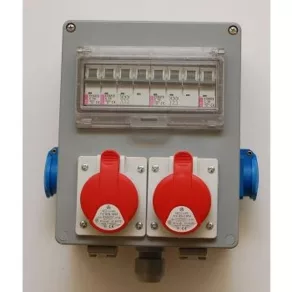   Dulap de distribuție CSE 041 (2 buc. 2P+F, 2 buc. 5P 16A, 2 buc. 1C 16A și 2 buc. 3C 16A) CSP 50005041
