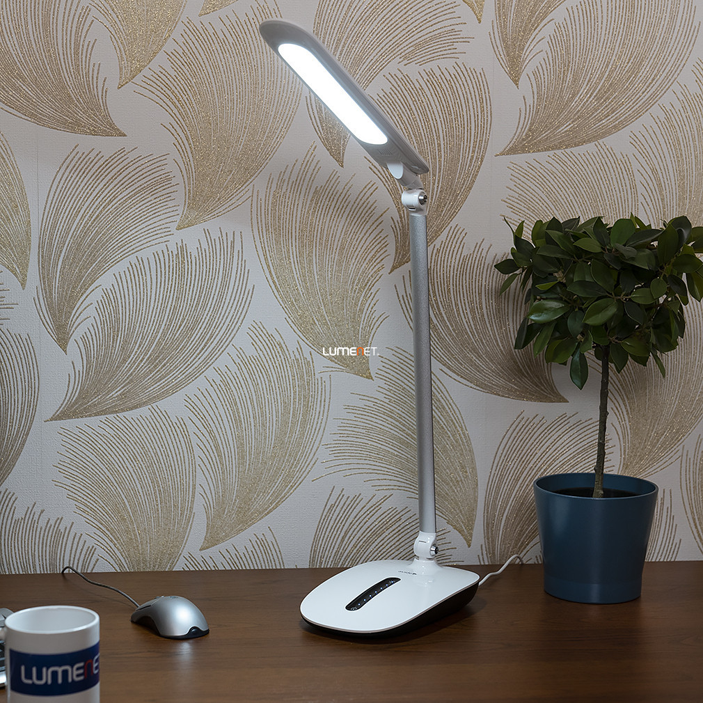 Lampa LED de masă cu intensitate reglabilă, pliabilă 75 cm - Avide ABLDL-FTD-10W, regulator de intensitate, 5000 K, 600 lm, 10 W