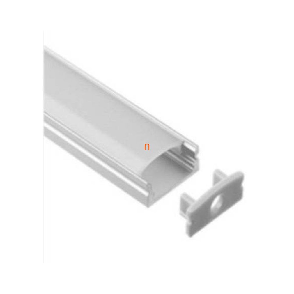 Pentru bandă LED ALU PROFIL cu panou frontal mat de 2 m, încastrabil CLS67622M Clearled