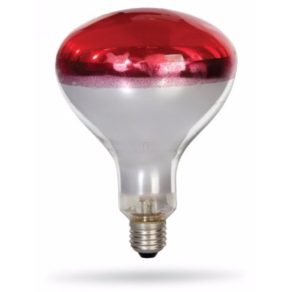 Infra 230V/150W rubin R125 E27 deLux DEL1001