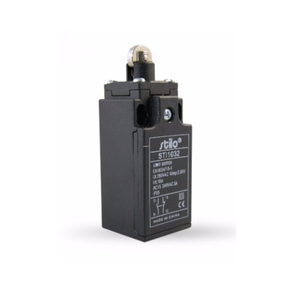 Stilo comutator de limită cu rolă, 3A/240VAC, 1NC+1NO, IP65, PG13,5, EN