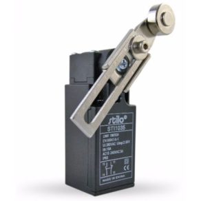   Comutator de limită Stilo, rolă cu pârghie reglabilă, 3A/240VAC, 1NC+1NO - STI1035