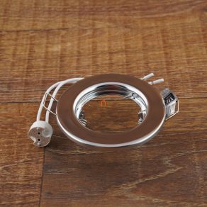 Lampă halogenă 50W spot fix cromat MR16 - deLux DEL1092