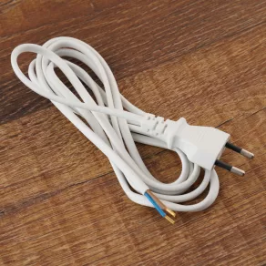   Cablu MTL cu conector Stilo Flexo, 2 m, 2x0,75 mm², alb - STI1103