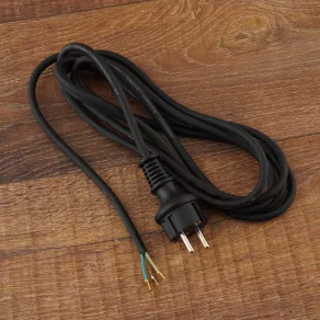   Cablu de cauciuc cu conector Stilo Flexo, 3 m, GT 3x1 mm², negru - STI1108