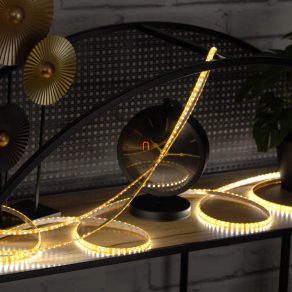   Bandă LED 120 LED-uri IP65 alb cald SMD3528 9,6 W/fm, 600 lm/m, 2700 K, DEL1227