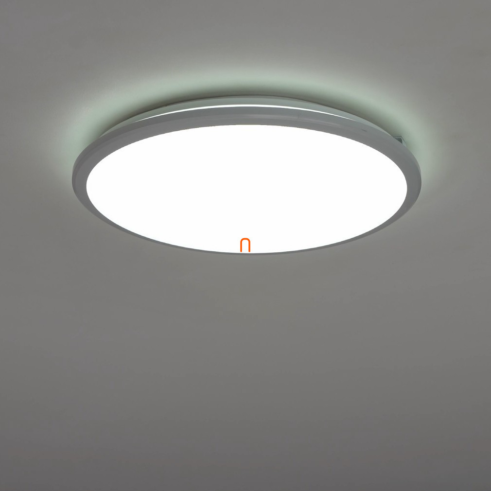 Corp de iluminat, rotund, opal, LED 28W, 2000lm, 4000K, 180 grade, IP20, 85-265V, 380*50mm, 144x0,2WSMD3535 - deLux DEL1252
