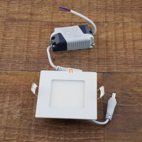   Panou LED drept unghiular încastrat 3W 210lm 3000K IP20 - deLux DEL1268