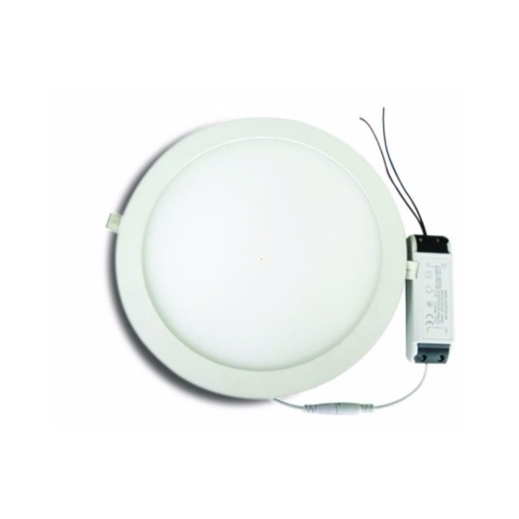 Panou LED rotund încastrat 18W 1260lm 3000K IP20 - deLux DEL1278