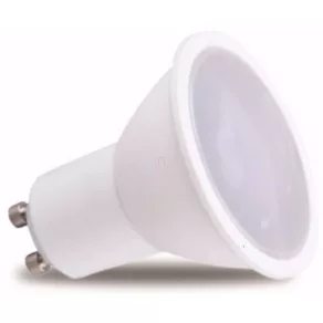   LED GU10 7W 550lm 2700K meleg fehér fényforrás 120fokos Ra80 230V (12x2835 SMDled) DEL1397 deLux – Készlet erejéig!!!
