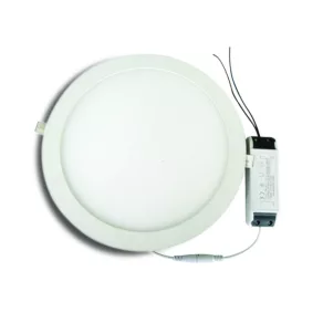   Panou LED rotund încastrat, 24 W, 1800 lm, 3000 K, IP20 - deLux DEL1413