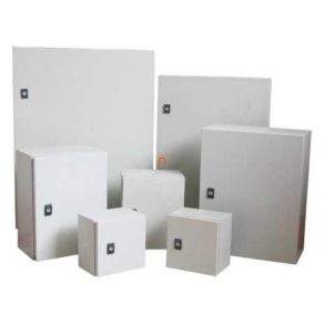   Dulap metalic de distribuție cu placă de montare 1000x600x260mm, gri RAL7035 - Skybox SKY1475