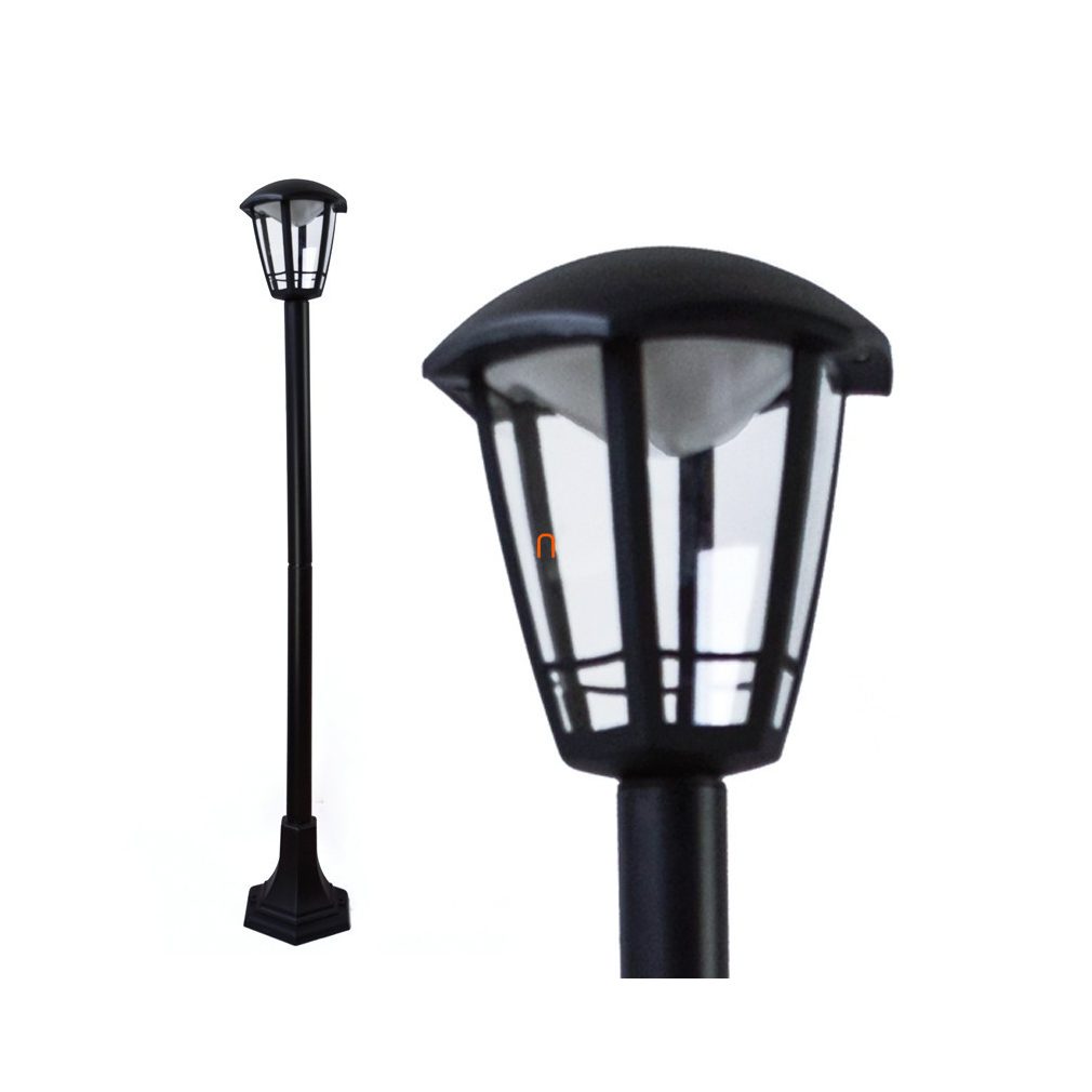 Lampă LED pentru exterior, 8W, IP44, 1m, negru - Roby deLux DEL1493
