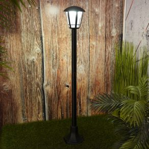   Lampă LED pentru exterior, 8W, IP44, 1m, negru - Roby deLux DEL1493